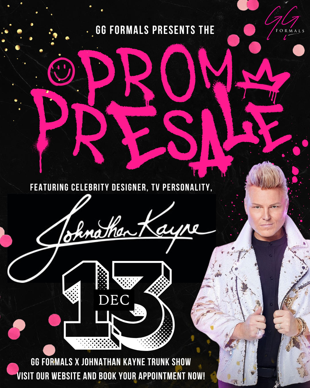 Prom Pre Sale with Johnathan Kayne Mobile Banner